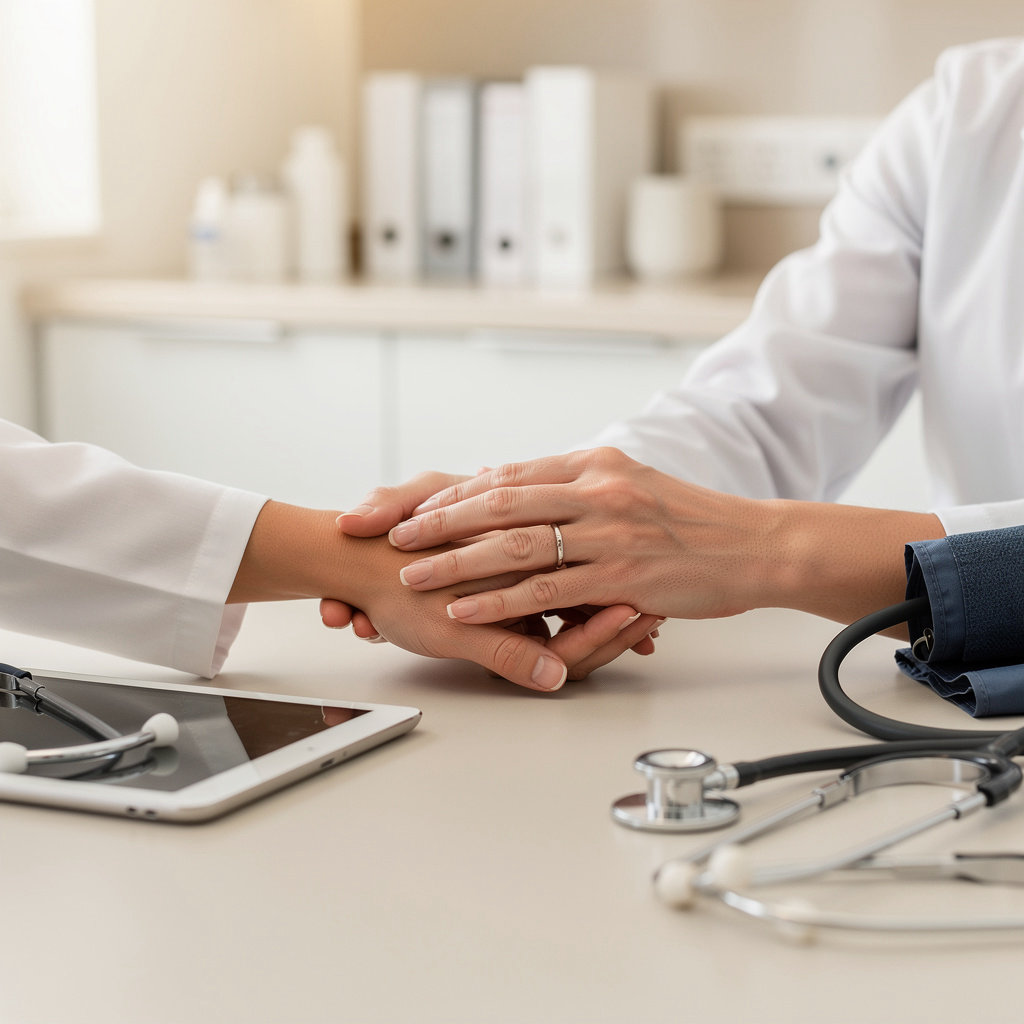 Patricia Venn-Watson MD San Diego primary care physician providing compassionate medical consultation to patient